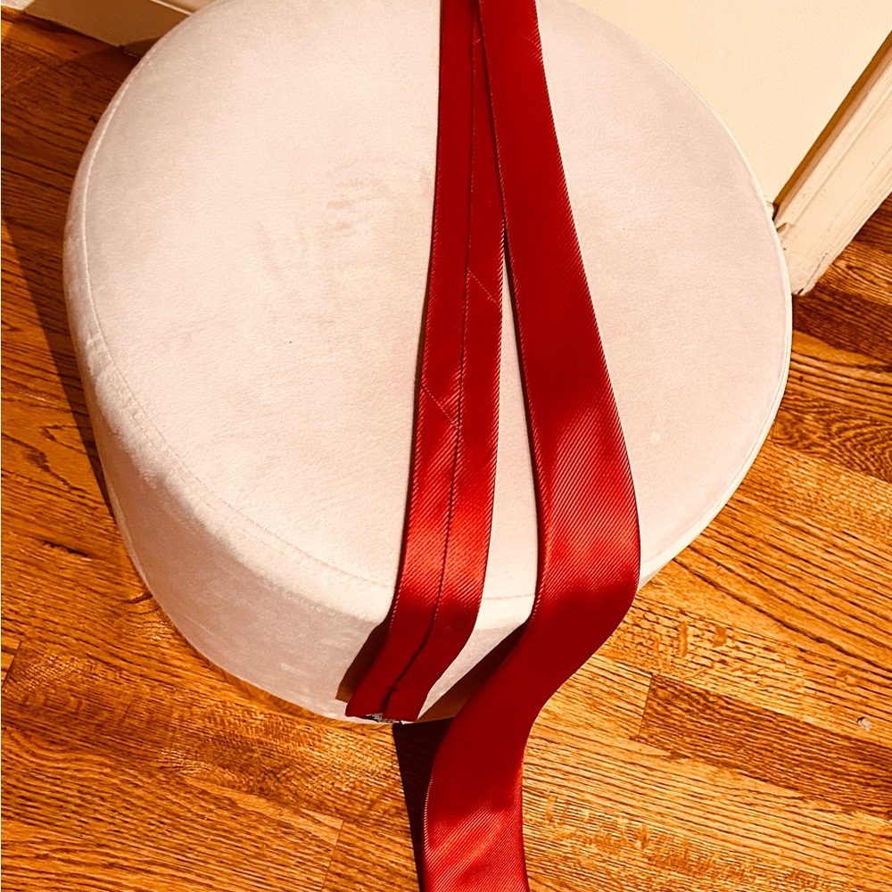 Classic Red Silk Tie